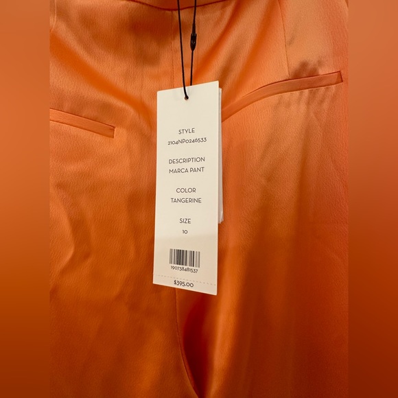 Brand New (NWT) Veronica Beard Orange Blazer and Pant Suit - Picture 6 of 9
